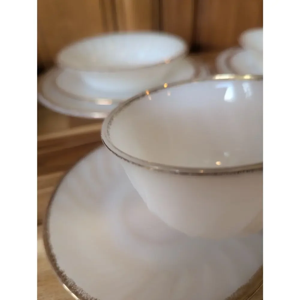 Vintage Lenox Ivory Fine China Gold Trim Set 12 Piece Service for 4 Dinnerware